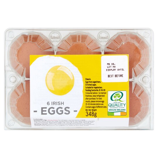 Tesco Mixed Irish Egg 6 Pack Tesco Groceries