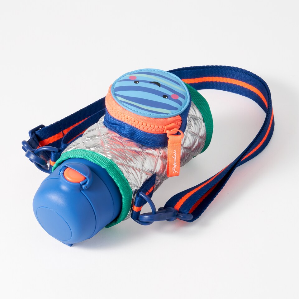 image 1 of Paperchase Happy Space Hydration Bottle with Strap