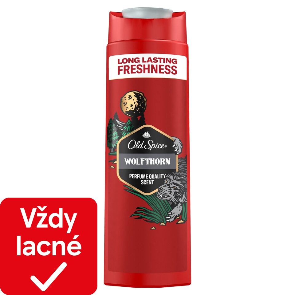obrázok 1 z Old Spice Wolfthorn 3 V 1 Sprchový Gél A Šampón Pre Mužov 400ml