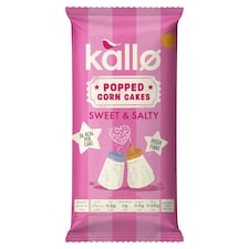 Kallo Sweet & Salty Popped Corn Cakes 125g