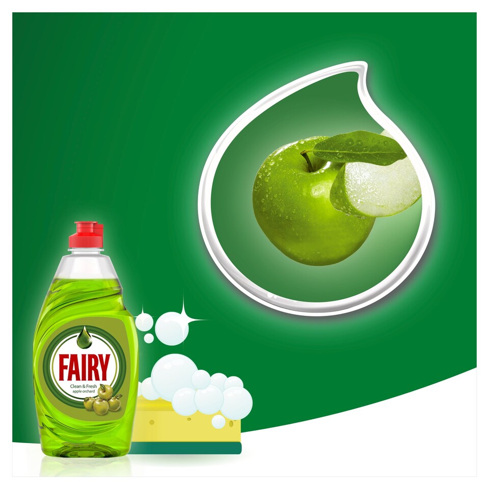 image 1 of Fairy Apple Orchard Washing Up Liquid 520Ml