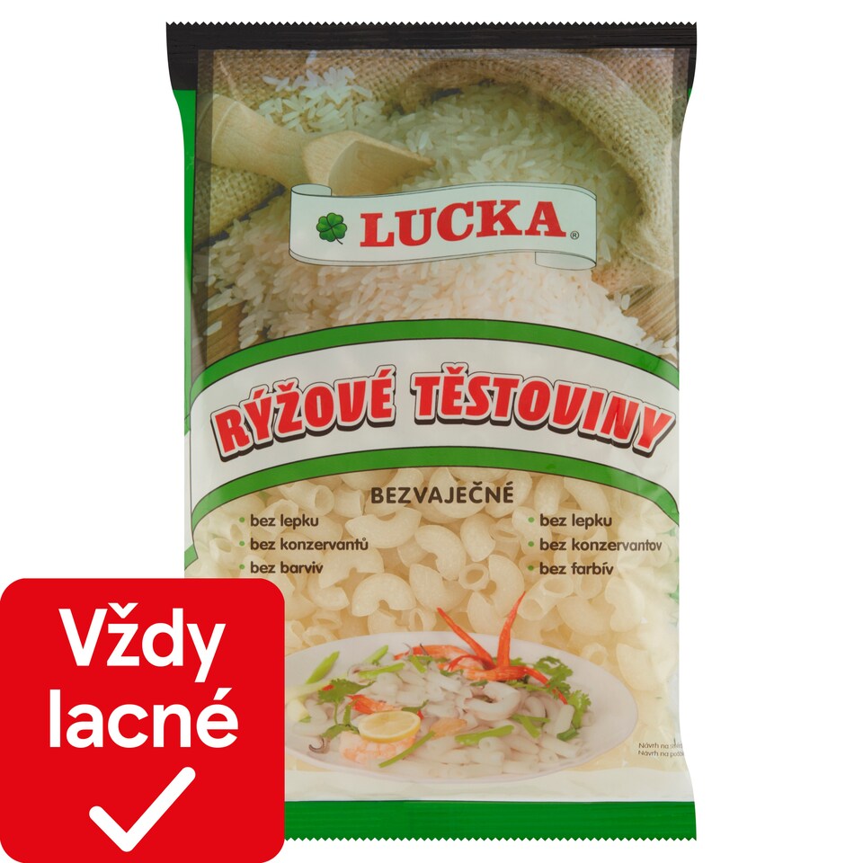 Lucka Rigatoni Rice Pasta Egg-Free 300 g