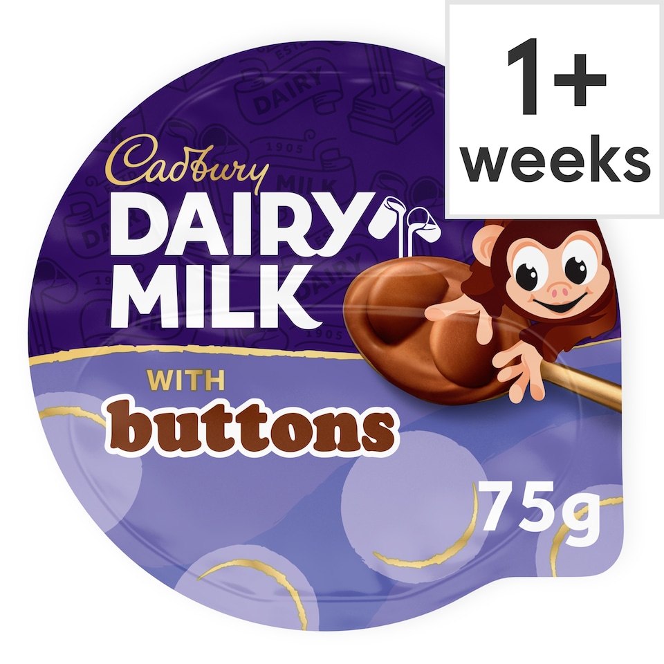 image 1 of Cadbury Dairy Milk Buttons Chocolate Dessert 75G