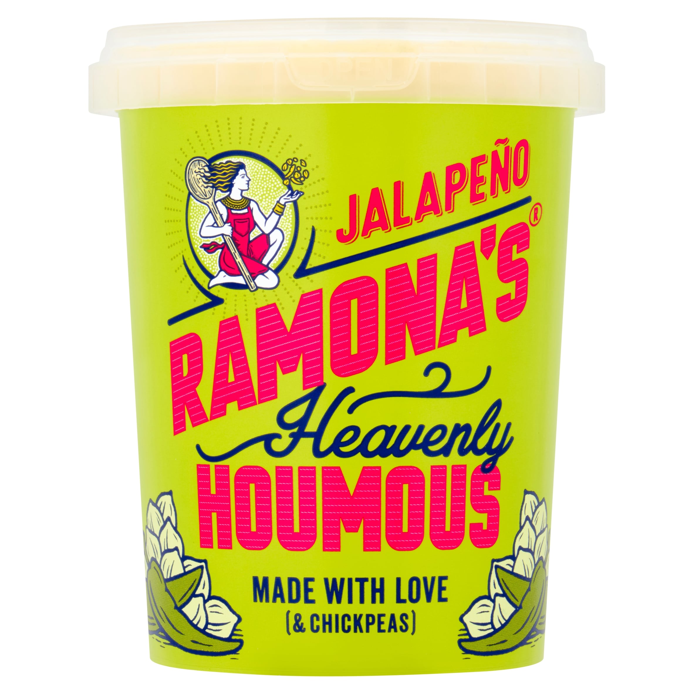 Ramona's Heavenly Houmous - Jalapeno 500g