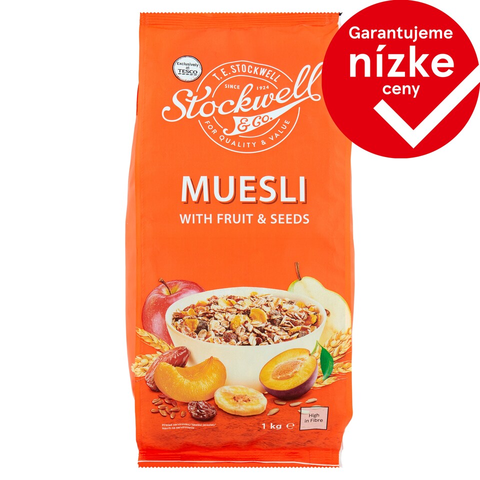 Stockwell & Co. Obilninové vločky s kúskami sušeného ovocia 1 kg