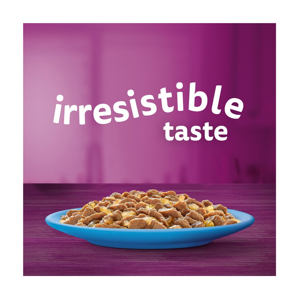 image 1 of Whiskas Adult Cat Food Pouches Fish Favourites in Jelly 40x85g
