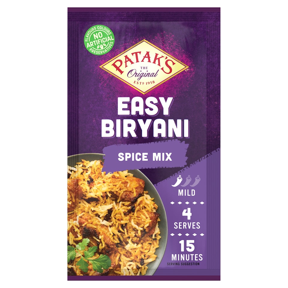 image 1 of Patak's Easy Biryani Spice Mix 25g