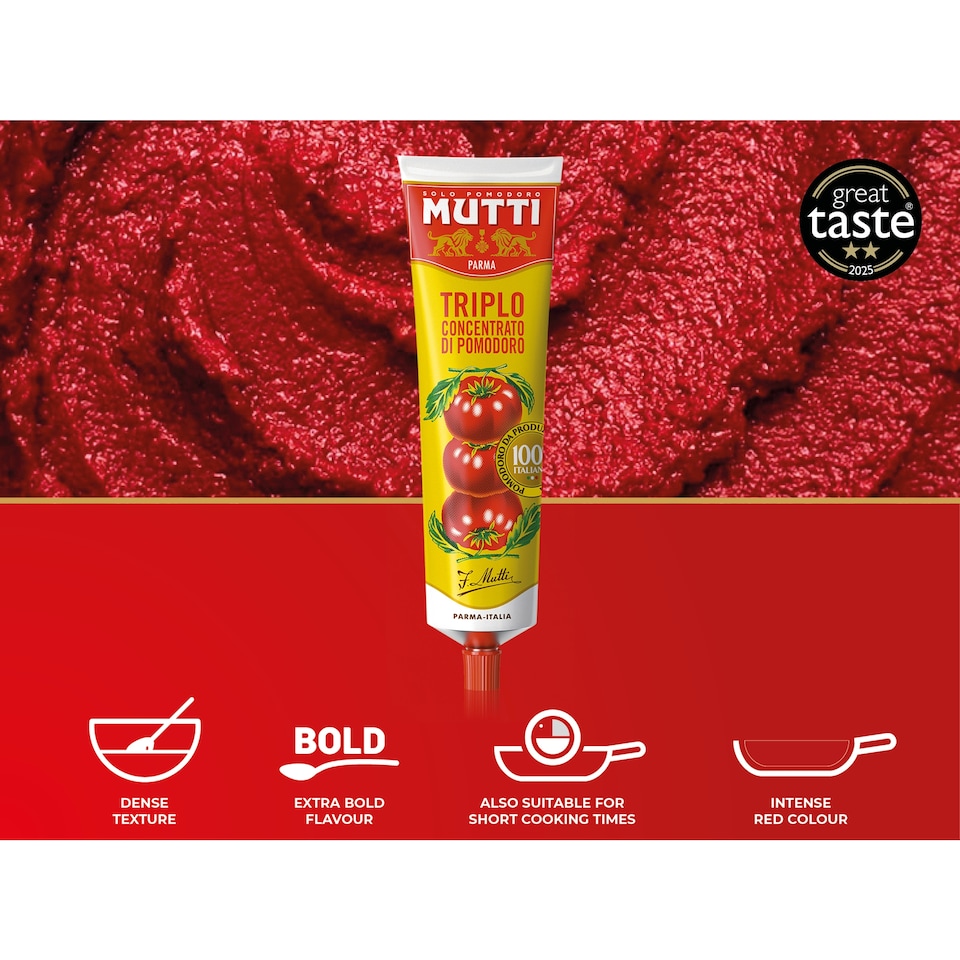 image 1 of Mutti Triple Concentrate Tomato Puree 200g