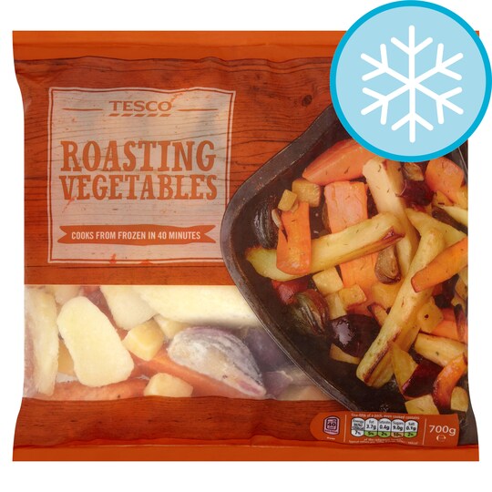 Tesco Roasting Vegetable Mix 700G Tesco Groceries