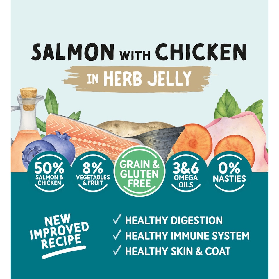 image 1 of Naturo Adult Dog Food Grain & Gluten Free Salmon 390G