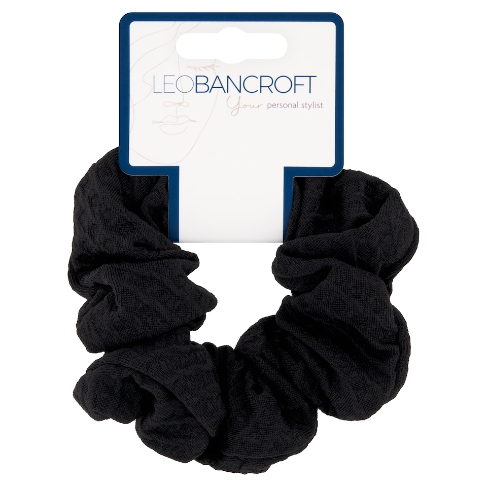 Leo Bancroft Extra Large Scrunchie Black