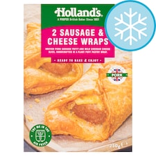 Holland's 2 Sausage & Cheese Wraps 230g
