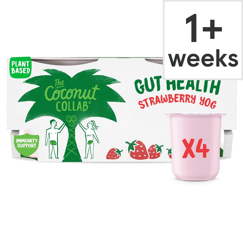 Coconut Collaborative Gut Health Coconut Yogurt Strawberry 4X100g