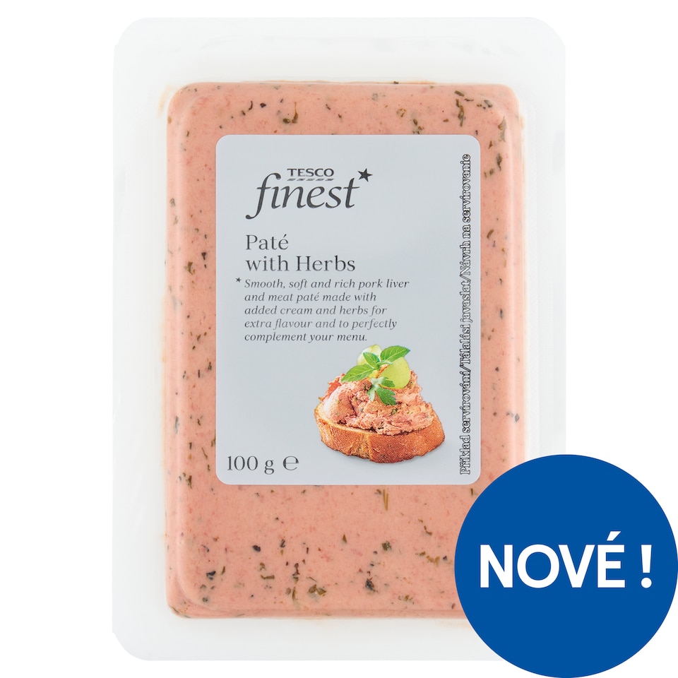 Tesco Finest Paštika s bylinkami 100g
