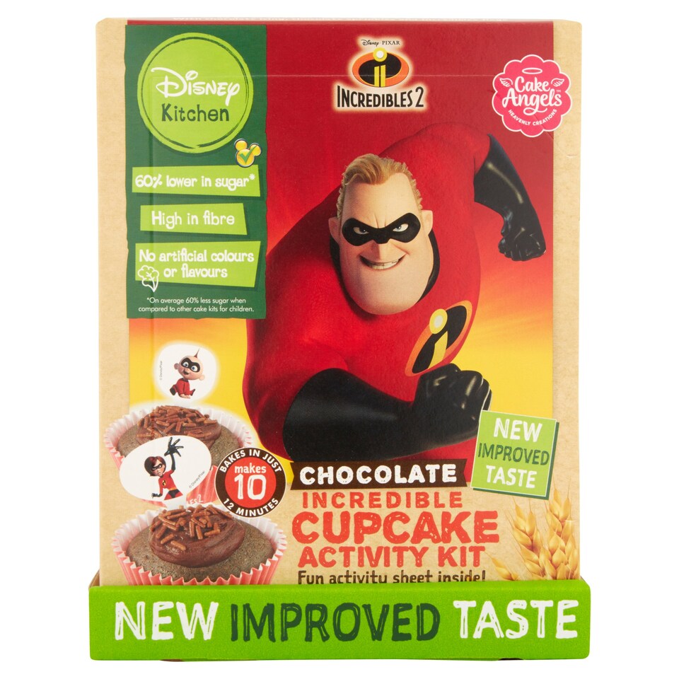 image 1 of Disney Incredibles Chocolate Cupcake Kit 125G