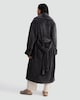 image 3 of F&F Fleece Honeycomb Textured Dressing Gown in Grey