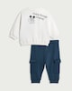 image 2 of Disney Mickey Mouse 2-Piece Cotton Rich Sweatshirt and Joggers Set in Multi
