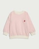 image 4 of F&F Girls Pure Cotton Striped Sweatshirt in Cream