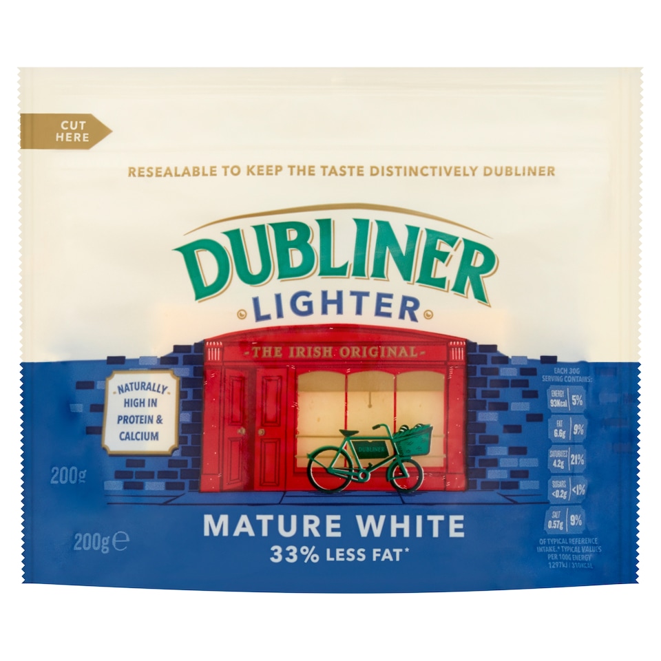 Dubliner Light Cheese 200G