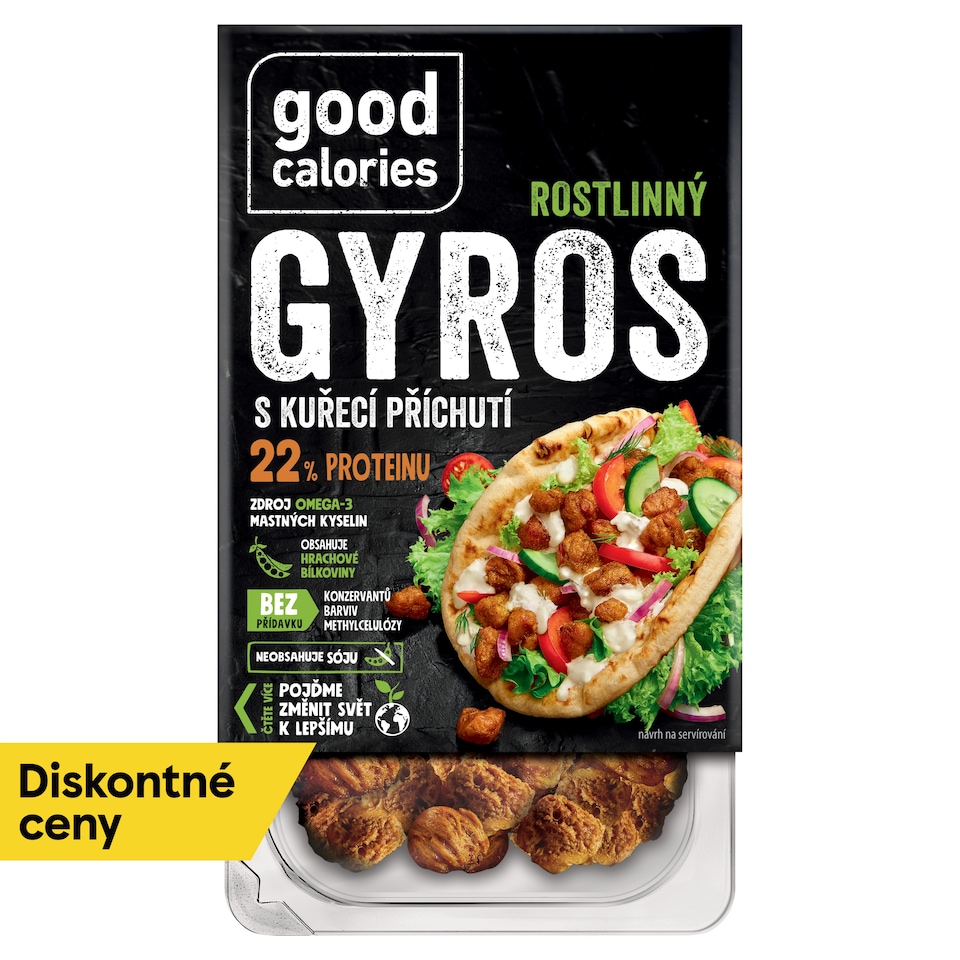 Good Calories Rastlinné kúsky gyros s kuracou príchuťou 150 g