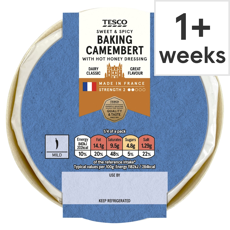 Tesco Baking Camembert with Hot Honey 285g
