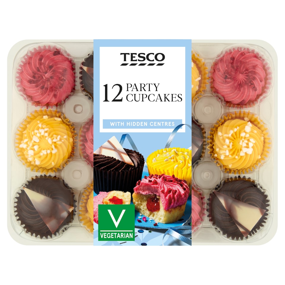 Tesco 12 Party Cupcakes