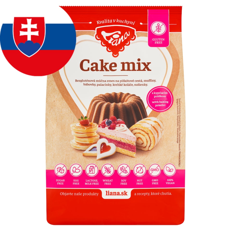 image 1 of Liana Cake mix Gluten-Free Flour Mix for Sponge Cake Dough 1000 g