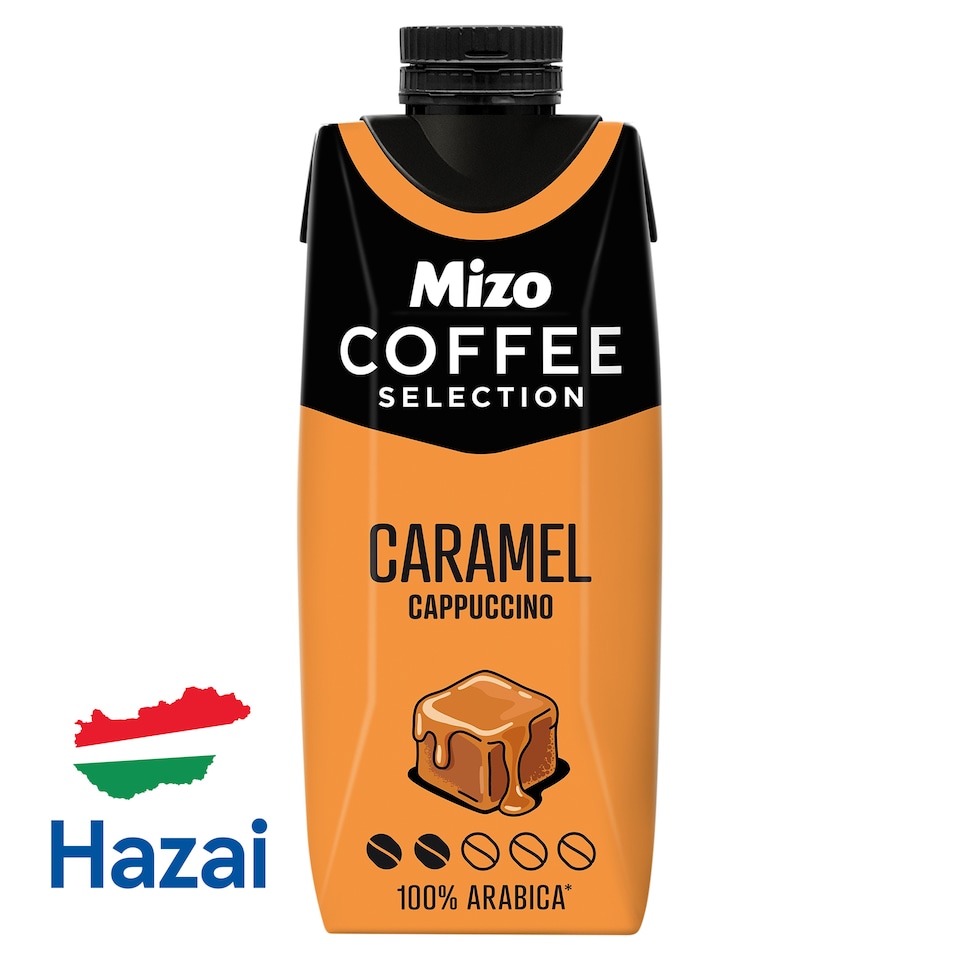 Mizo Coffee Selection Caramel Cappuccino UHT zsírszegény, karamelles kávés tej 250 ml