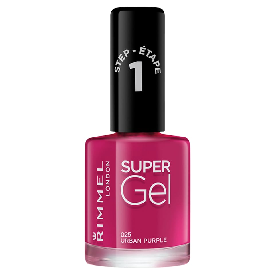 image 1 of Rimmel Super Gel Nailpolish Urban Purple 12Ml