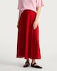 image 3 of F&F Flowing A Line Midi Skirt in Red