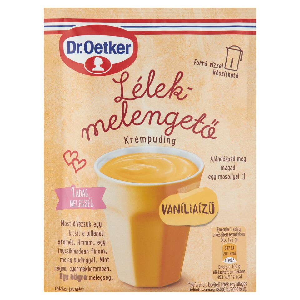 Dr. Oetker Lélekmelengető vaníliaízű krémpudingpor 47 g