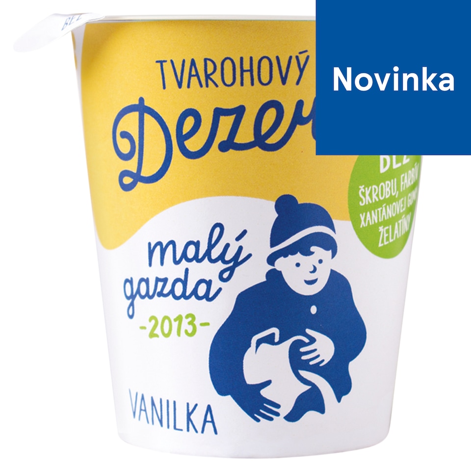 Malý Gazda Tvarohový dezert vanilka 130 g