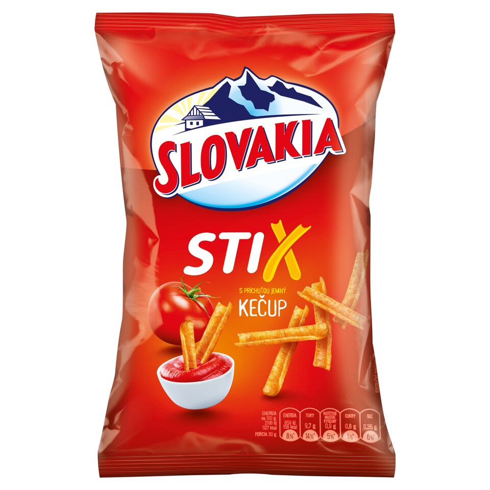 Slovakia Stix with Mild Ketchup Flavor 120 g