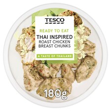 Tesco Thai Inspired Roast Chicken Breast Chunks 180g
