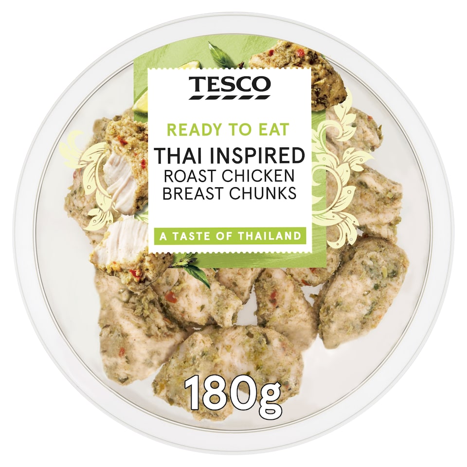 Tesco Thai Inspired Roast Chicken Breast Chunks 180g