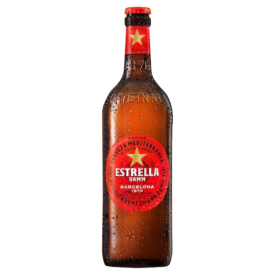 Estrella Damm Beer 660Ml Tesco Groceries