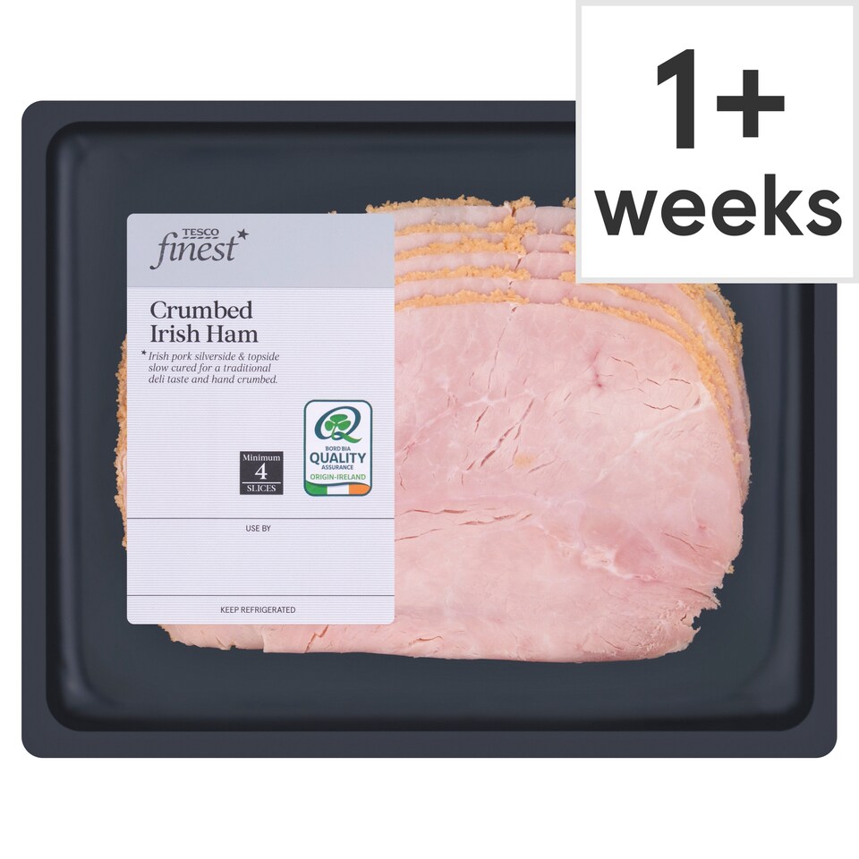 Tesco Finest Crumbed Irish Ham 140g