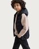 image 2 of F&F Boys Hooded Padded Zip Up Gilet in Black