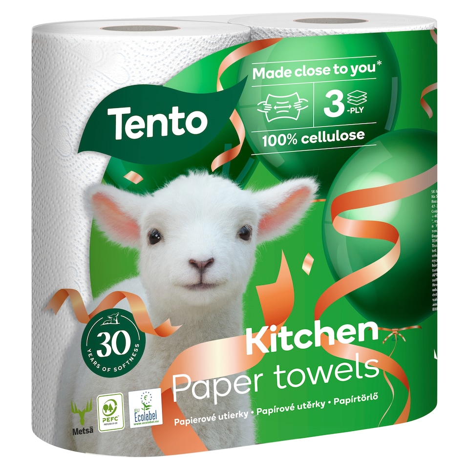 obrázok 1 z Tento Kitchen papierové utierky 3 vrstvy 2 kotúče