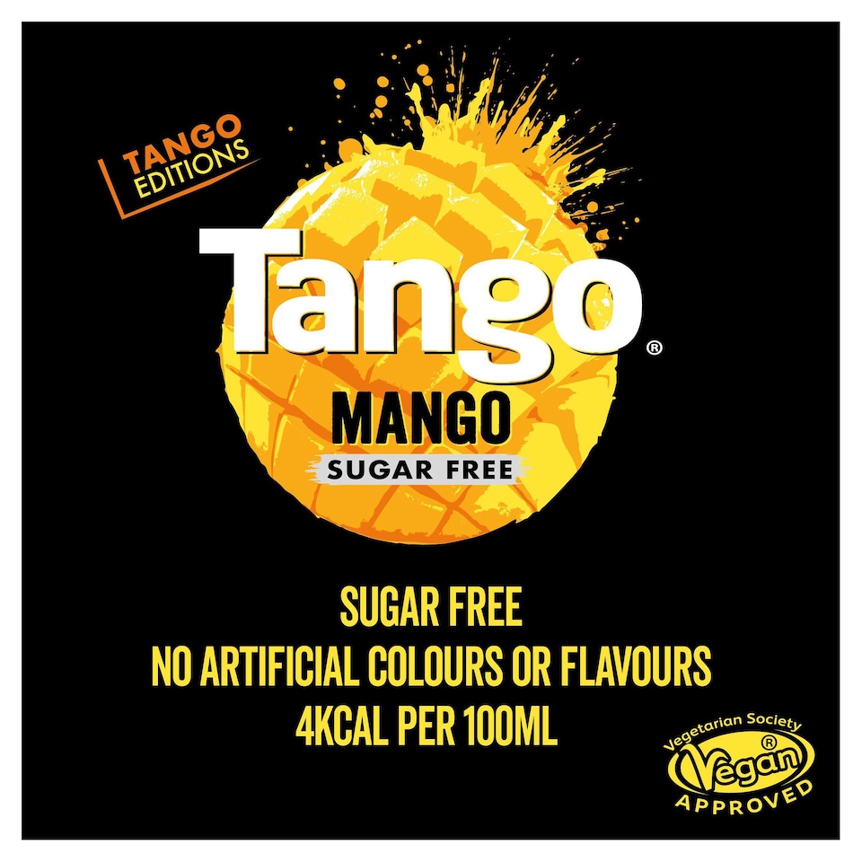 image 1 of Tango Sugar Free Mango Cans 8 x 330ml