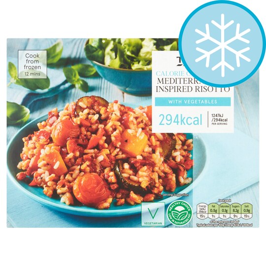 Tesco Calorie Controlled Mediterranean Inspired Risotto 350G Tesco