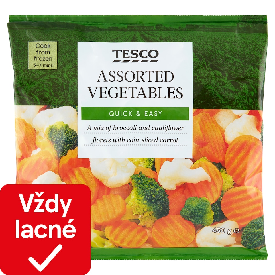Tesco Assorted Vegetables 450 g