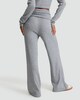 image 3 of OH ME OH MY Ribbed Fold Over Waist Trousers in Grey