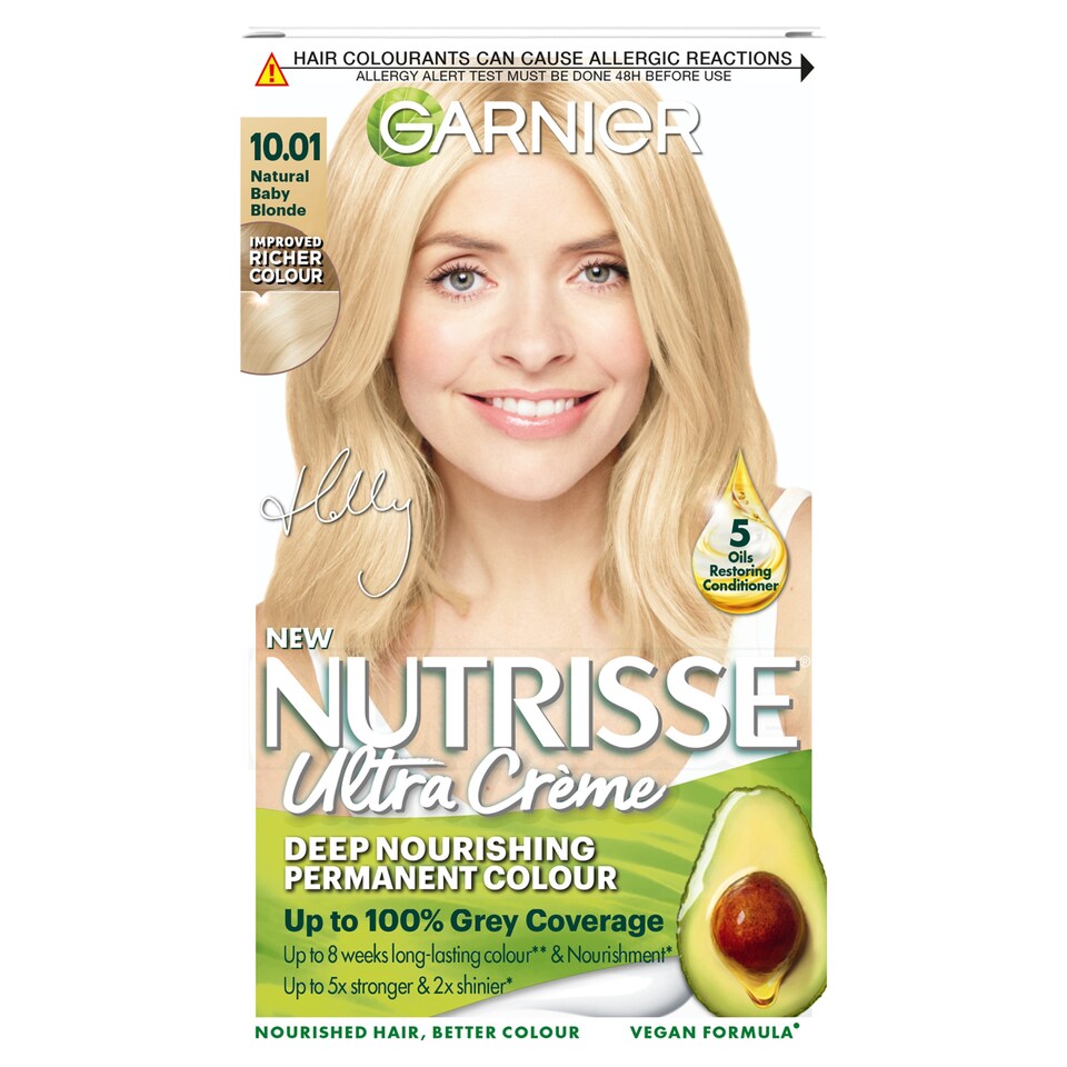 image 1 of Garnier Nutrisse 10.01 Natural Baby Blonde Permanent Hair Dye