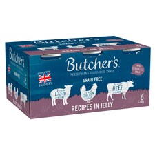 Butcher's Recipe In Jelly Dog Food Tins 6x400g