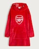 image 1 of Arsenal Fleece Pyjama Hoodie in Multi