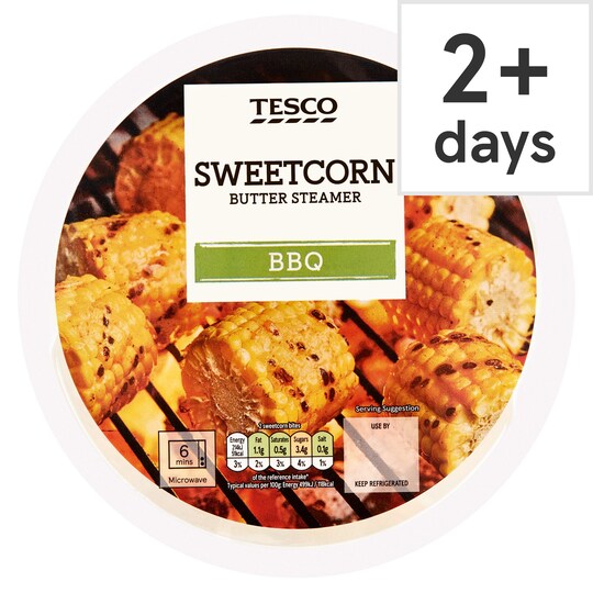 Tesco Sweetcorn Butter Steamer 306G Tesco Groceries