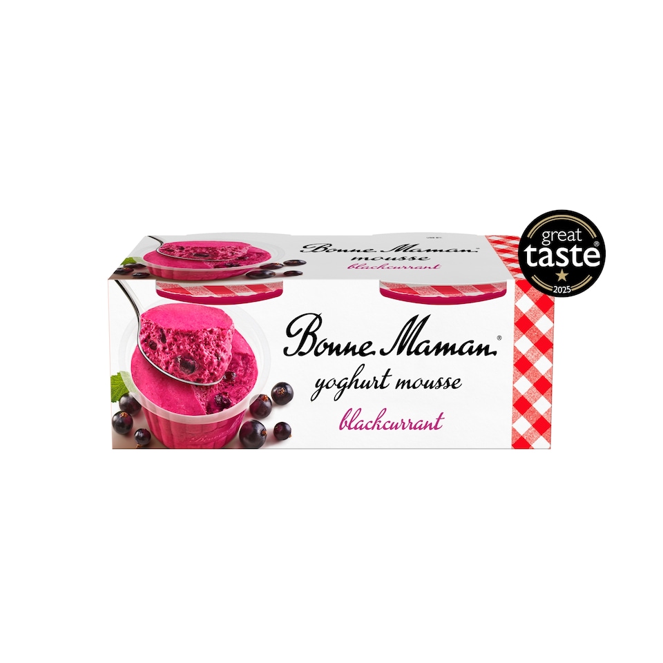 image 1 of Bonne Maman Blackcurrant Mousse 2 x 70g