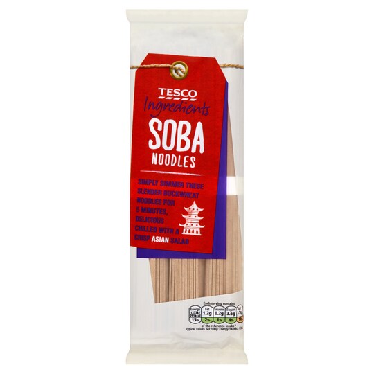 Tesco Ingredients Soba Noodles 250G Tesco Groceries