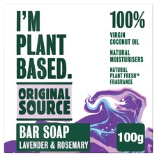 Original Source Plant-Based Lavender & Rosemary Bar Soap 100G